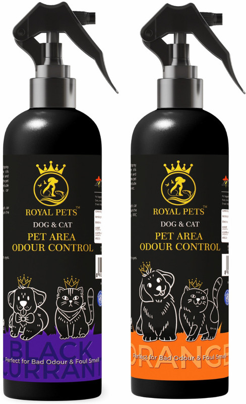 Royal Pets Area Odour Control Spray, Pet Area Freshener and Odour Eliminator Deodorizer(200 ml, Pack of 2)