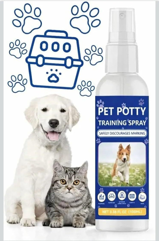 Slne Pet Potty Training Spray for Dogs & Cats | Indoor & Outdoor Toilet Training Aid Deodorizer(100 ml, Pack of 1)