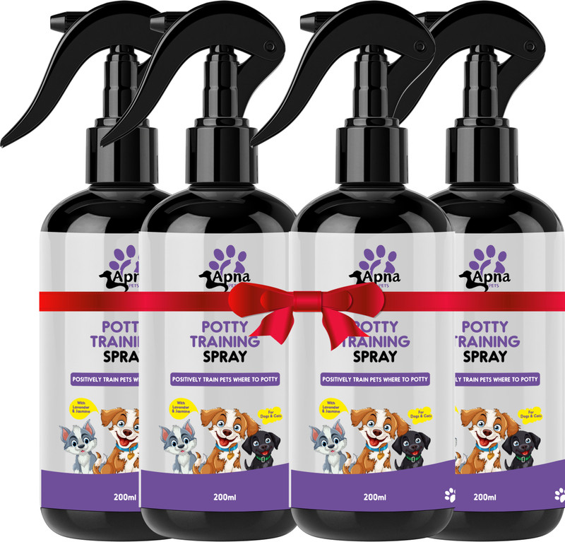Apnapet Dog Potty Training Spray | Indoor Outdoor Training Spray for Dogs & Cats Deodorizer(1000 ml, Pack of 1)