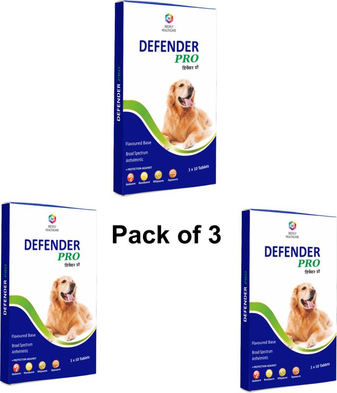 Medfly Natural Enzyme & Probiotic Based Dewormer for Dog- Pack of 2 Pet Dewormer(Dog, Puppies)