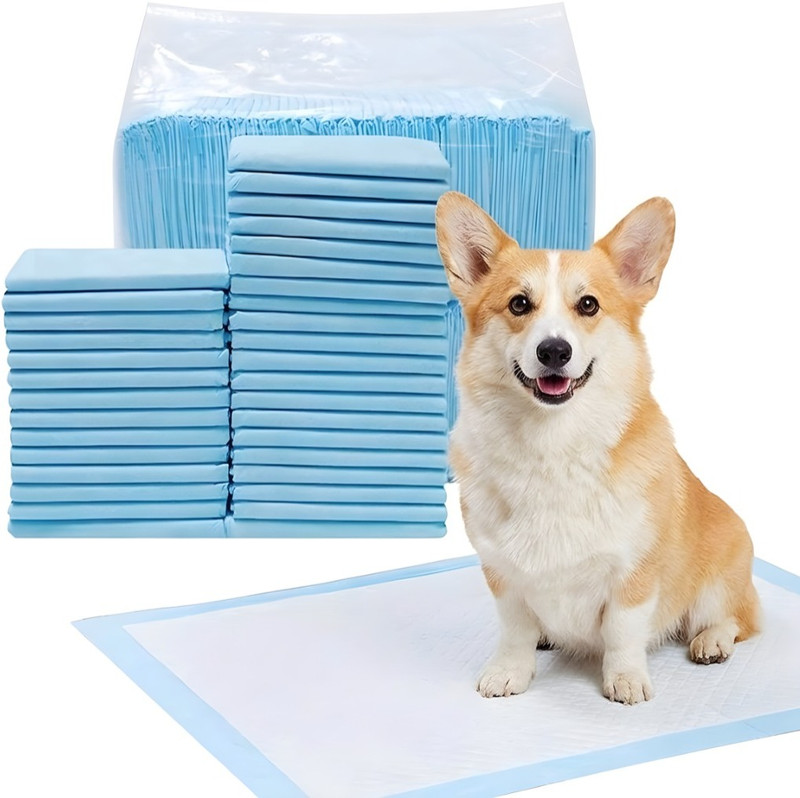 JNONI Dog Training Pads/Size:XXL 10 Count Pads with Quick Drying Surface and Absorbent Disposable Dog Diapers(Pack of 10 XXL)