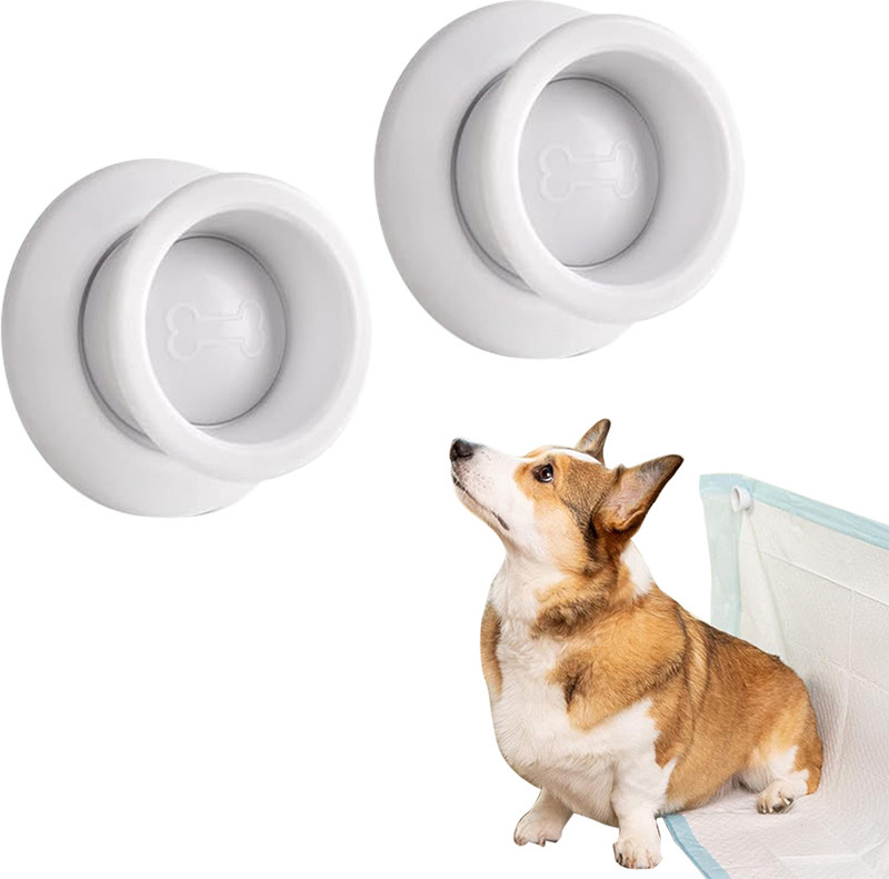 maycreate Magnetic Dog Pee Pad Holder for Indoor Training with Easy Installation Washable Dog Diapers(Pack of 4 M)