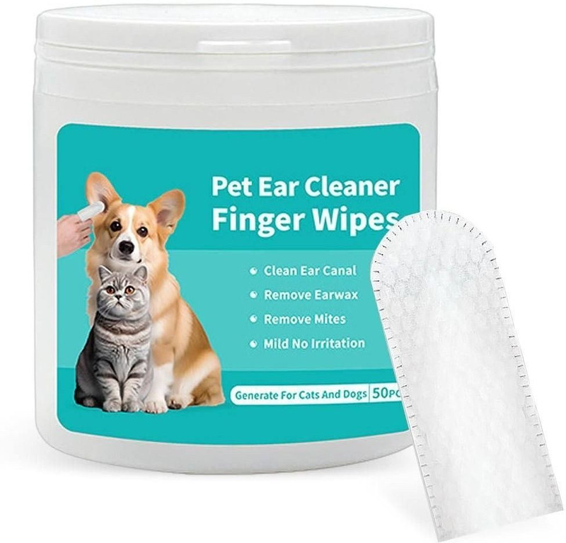 Aarkvelly 64546 Pet Ear Eye Wipes(Pack of 50)