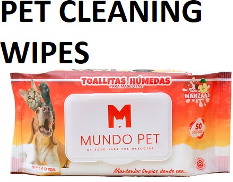 SPIRITUAL HOUSE Wet Pet Wipes With Fresh Pet Ear Eye Wipes PACK OF 1 Pet Ear Eye Wipes(Pack of 1)