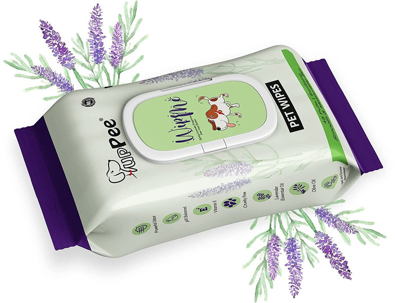 puppee WIPE ME Pet Wipes 48 Pulls Sanitising Skin Grooming Anti-Bacterial Wet Wipes Pet Ear Eye Wipes(Pack of 1)
