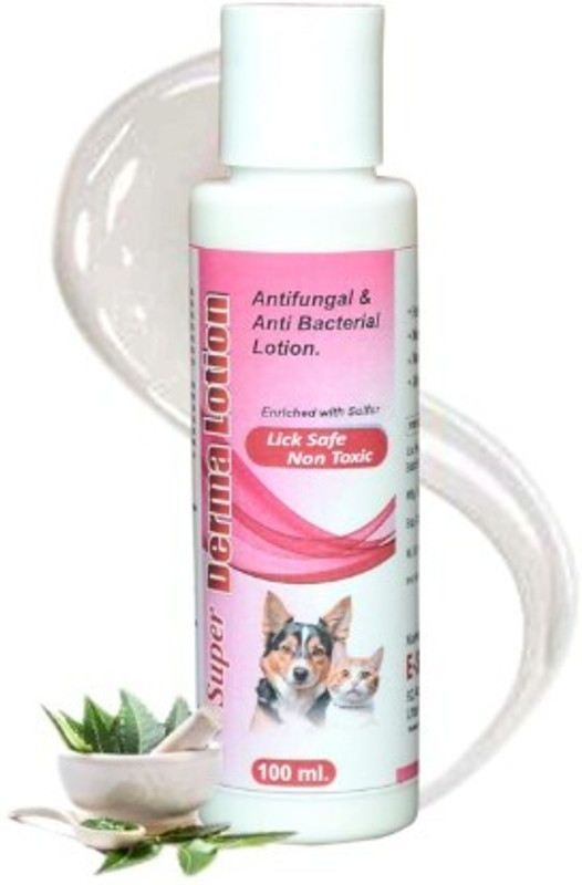 Derma Anti Allergic Redness Relief Lotion for Dogs, Cats, Lick Safe Pet First Aid Kit(1 Pieces)