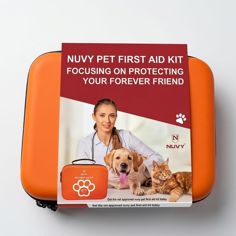 nuvy N_U_V_Y Pet First Aid Kit(30 Pieces)