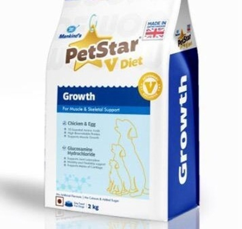 PetStar Growth Dog Food for Muscle & Skeleton Support Chicken 2 kg Dry Young, Adult, Senior Dog Food