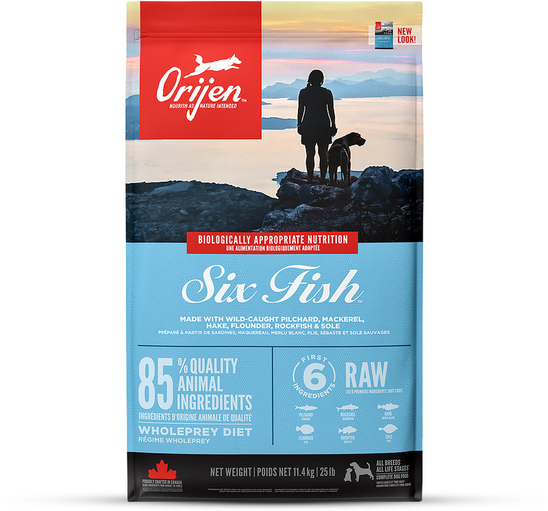 Orijen 6 Fish All Breed & Ages Dry Dog Food-11.4 Kg Fish 11.4 kg Dry Adult Dog Food