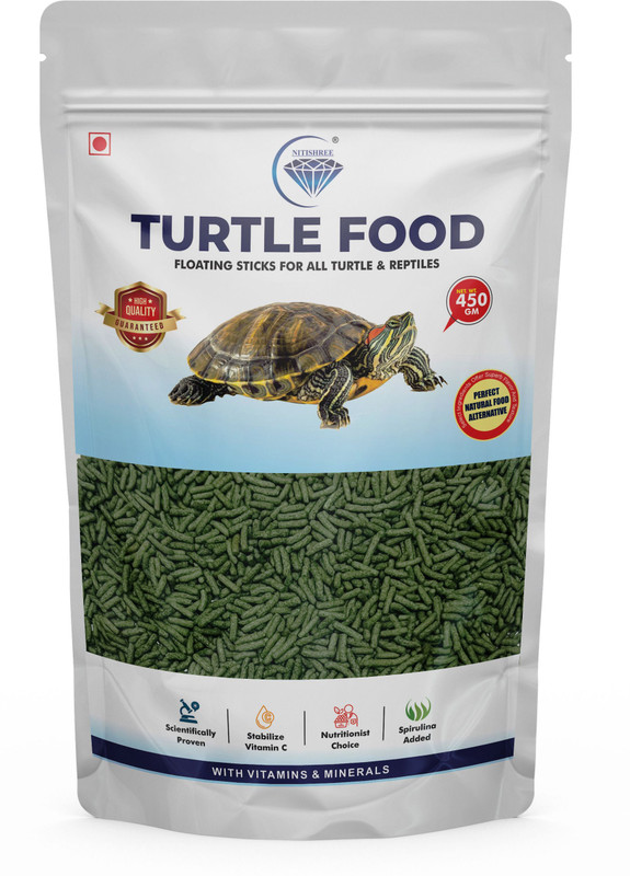 Nitishree Turtle Food (500gm Refill Pouch) 0.5 kg Dry New Born, Adult, Young, Young Turtle Food