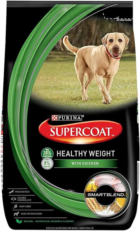 purina Supercoat adult with chicken Honey 2.5 kg Dry Adult, Senior, Young Dog Food