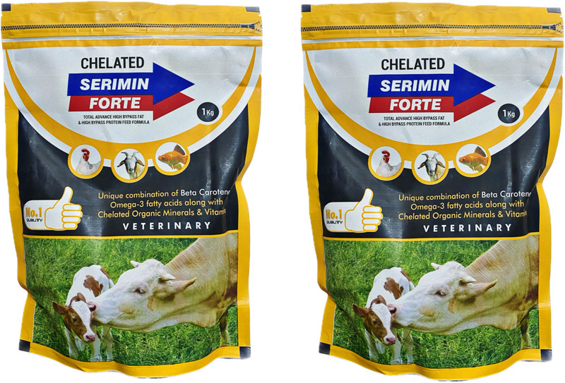 EOB Chelated Serimin Forte Mineral Mixture for Cow,Cattle 2 kg Dry Adult Cow Food