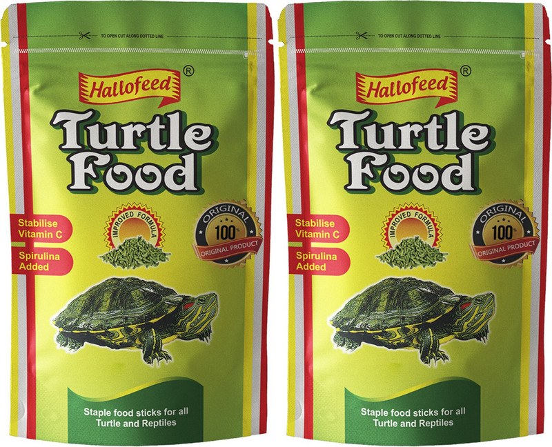 Hallofeed SPECIAL TURTLE FOOD -100GM (REFILL POUCH) 0.1 kg Dry Young Turtle Food