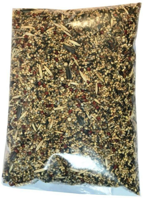 Pripton Premium Quality Bird Food for 11-15 Types of Seed Mix for Budgies, Cocktails Nuts 0.25 kg Dry Adult, Young, Senior, New Born Bird Food