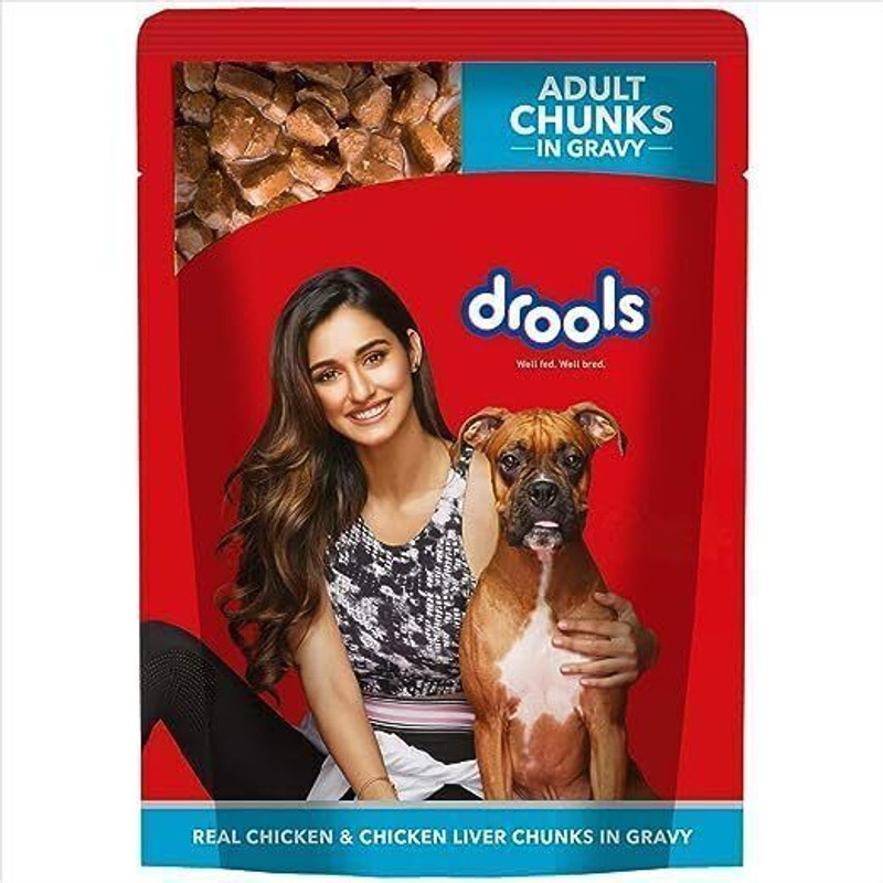 Drools Combo Puppy Chicken Biscuit 1 Kg Each With 1 Pcs Drools Adult Gravy 1 kg (3x0.33 kg) Wet New Born, Adult, Senior, Young Dog Food
