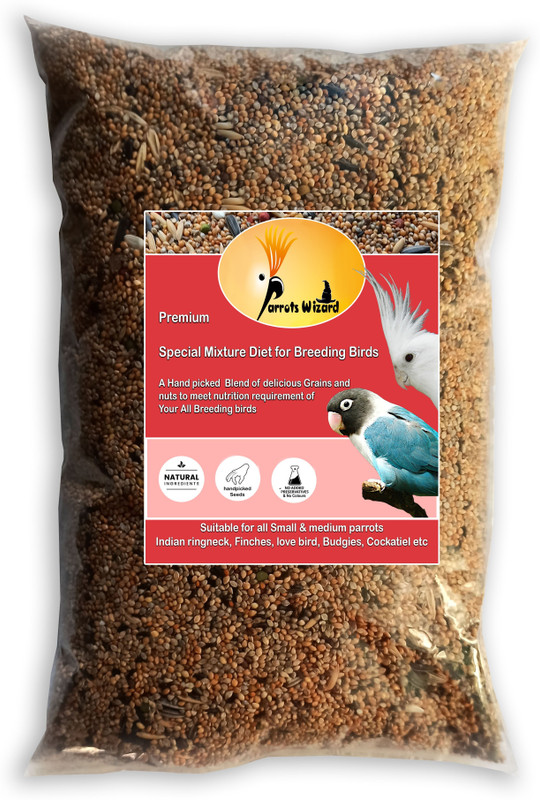 Parrots Wizard fresh kangani 2 pack 1.9 kg (2x0.95 kg) Dry New Born, Adult, Young, Senior Bird Food