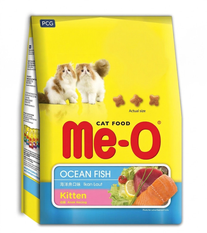 Me-O Me-O Kitten Cat Food Fish 1.1 kg Dry New Born, Young, Senior Cat Food