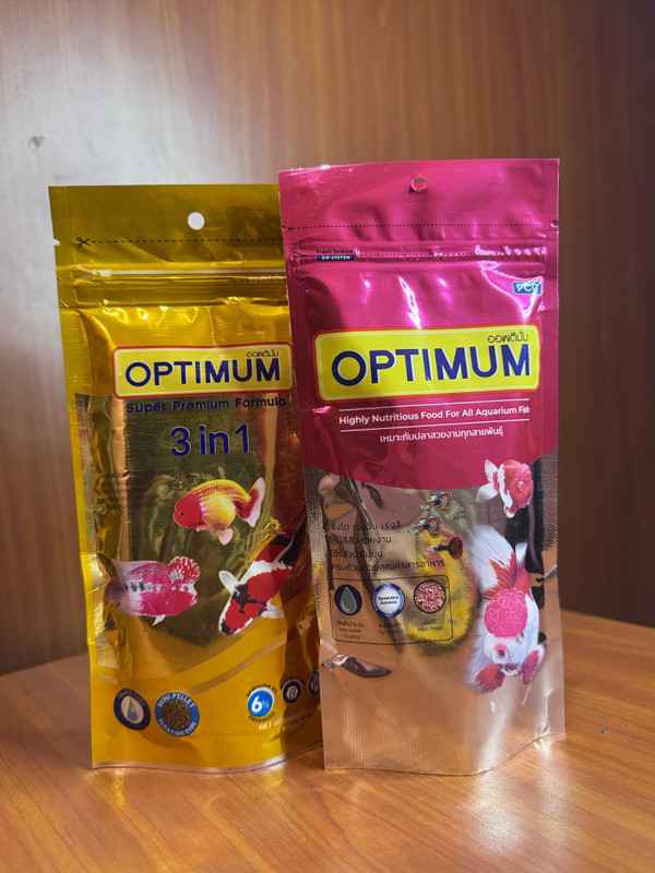 OPTIMUM- op-100 g & op 3 in 1 Fish 0.2 kg (2x0.1 kg) Dry Senior Fish Food