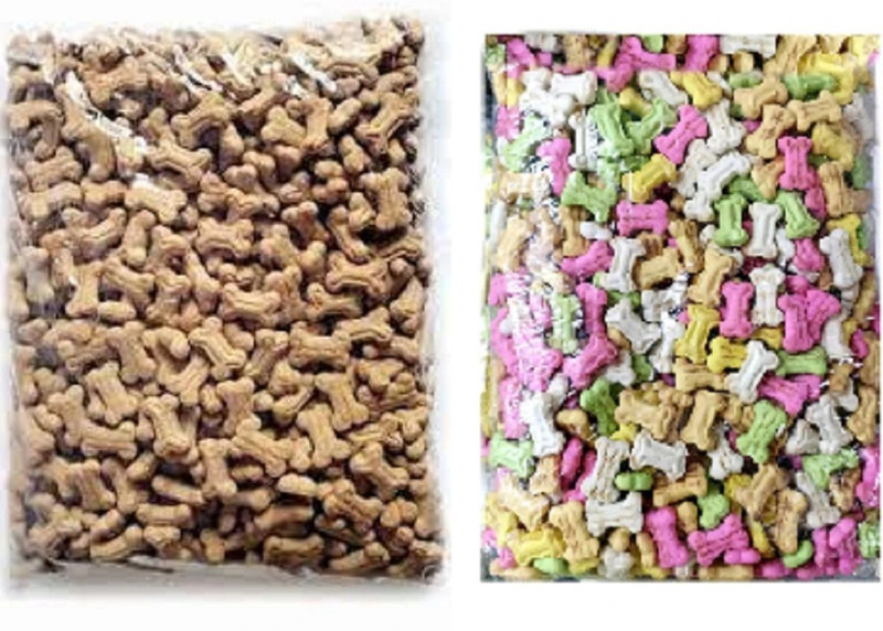 PETBUDDIES WORLD Combo of Mix Flavour Dog Biscuits 2 kg Chicken, Egg, Fruit, Milk, Strawberry 2 kg (2x1 kg) Dry Adult, New Born, Senior, Young Dog Food