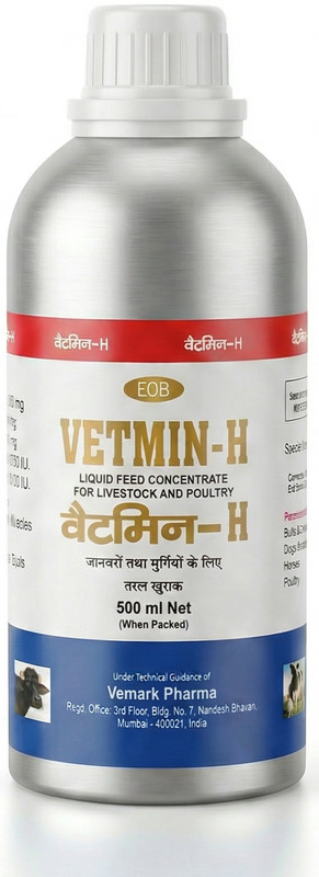 EOB Vetmin-H 500ML For Animals 0.5 kg Wet Adult Cow Food