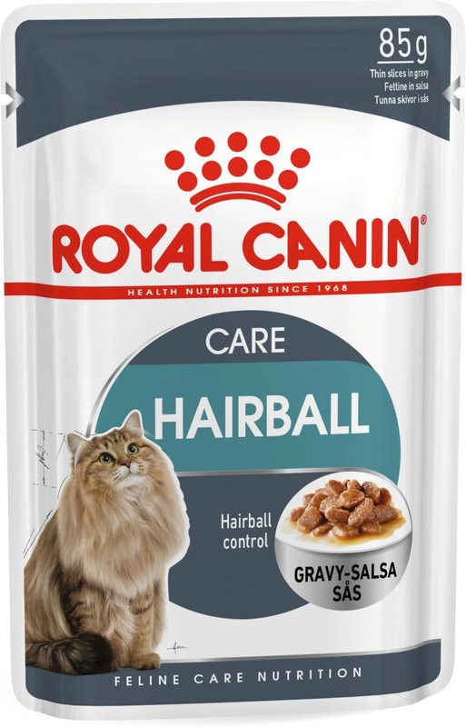 Royal Canin Hairball Care Gravy 1.02 kg (12x0.09 kg) Wet Adult Cat Food