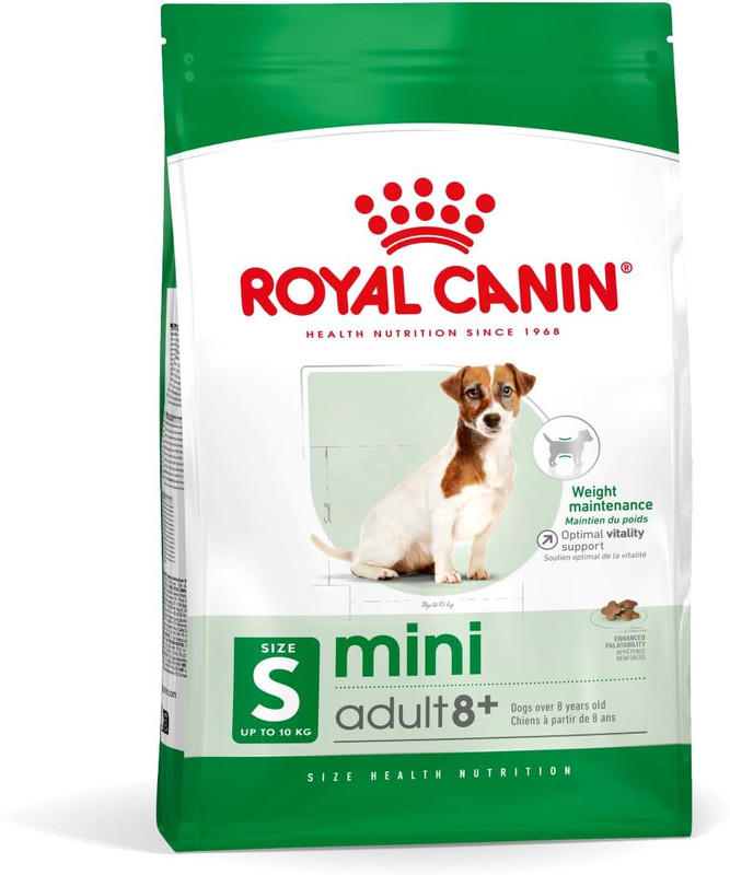 Royal Canin SHN Mini Adult 8+ 4 KGS, Dry Barbecue 4 kg Dry Senior Dog Food