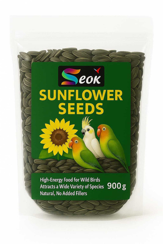seok Special Premium Sun Flower Seeds Nuts 1 kg Dry Adult Bird Food
