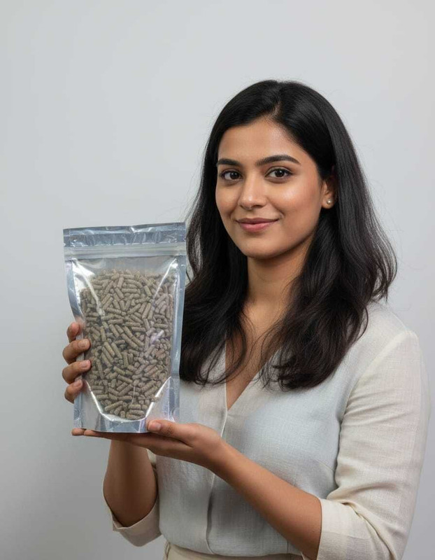 Bhuvan Pets World Rabbit Pellets Vegetable 0.5 kg Dry All Life Stages Rabbit Food