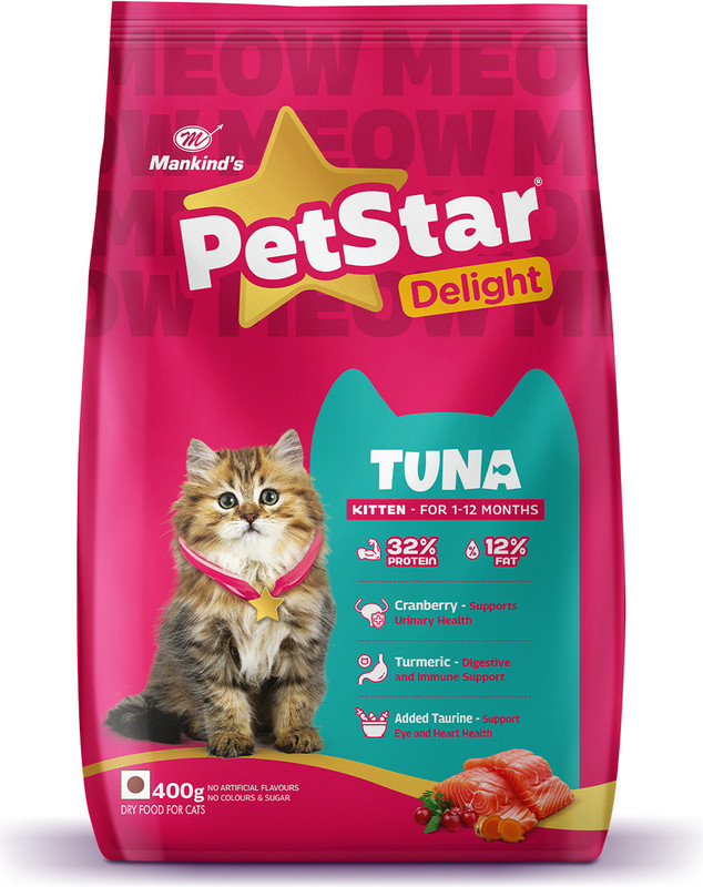 PetStar Kitten Tuna 0.4 kg Dry Young Cat Food