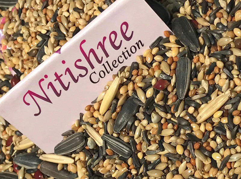 Nitishree Super Quality Special 15-18 Mix seeds for Budgies and Parakeet 2000 gm Nuts 2 kg Dry New Born, Adult, Young, Senior Bird Food