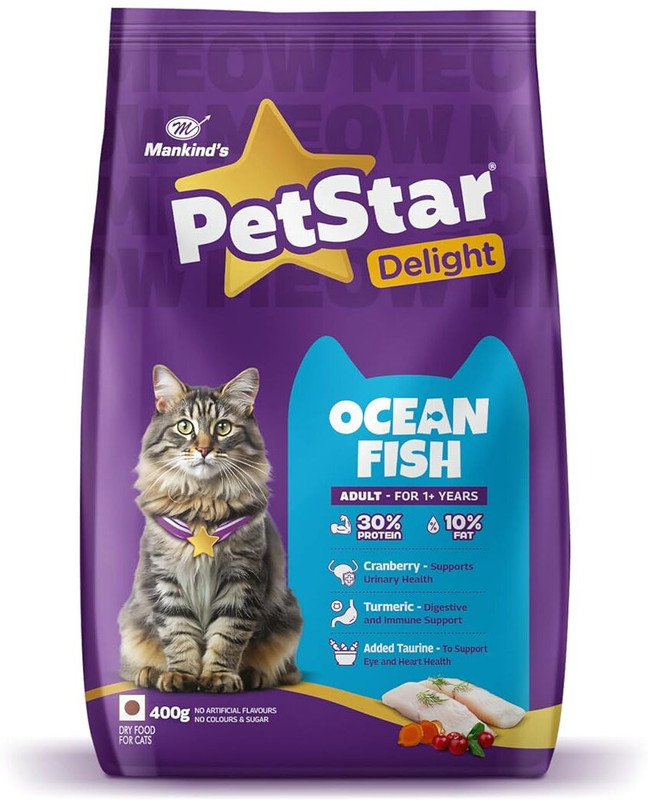 PetStar Petstar Adult Ocean 1kg Fish 1 kg Dry All Life Stages Cat Food