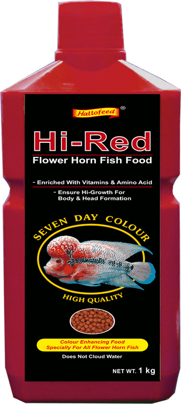 Hallofeed Hi-red fish food 1 kg Dry Adult, Senior, Young Fish Food
