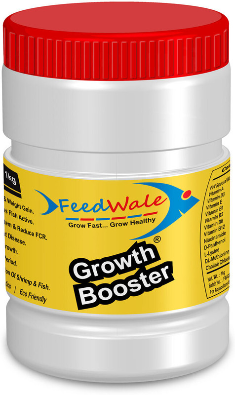 FeedWale FeedWale Growth Booster 1Kg For Faster Growth Of Fish 1 kg Dry New Born, Young, Adult, Senior Fish Food