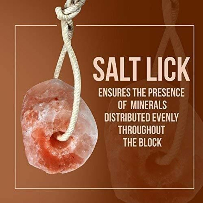 MCC Pets Animal lick salt block, Mineral Block For Cow,Cattle,Buffalo,Goat,Sheep,Horse 2 kg Dry All Life Stages Cow Food