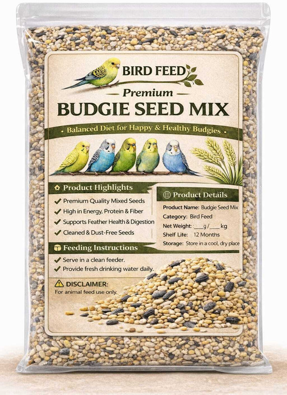 Bird feed Love bird seed mix premium daily nutrition food for love birds Oats 0.45 kg Dry Adult, Young Bird Food