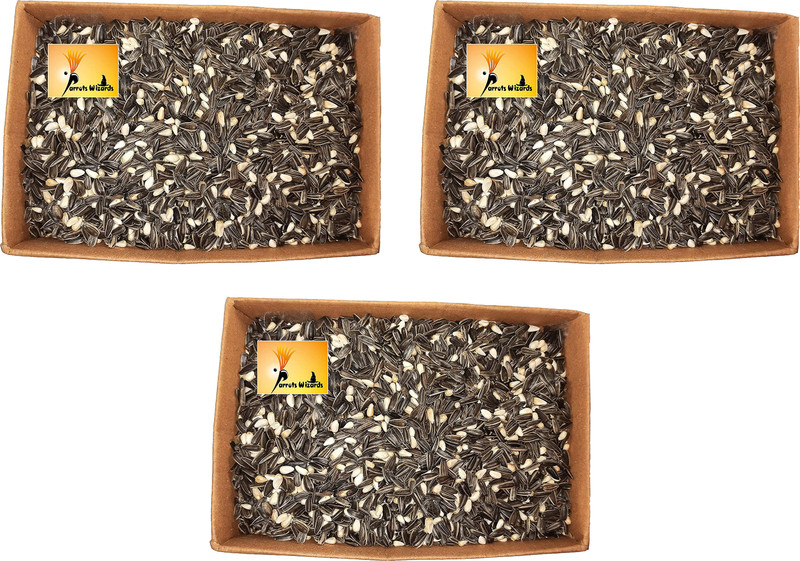 Parrots Wizard Bird Food karada + sunflower mix 4.5 KG 4.5 kg (5x0.9 kg) Dry Adult Bird Food