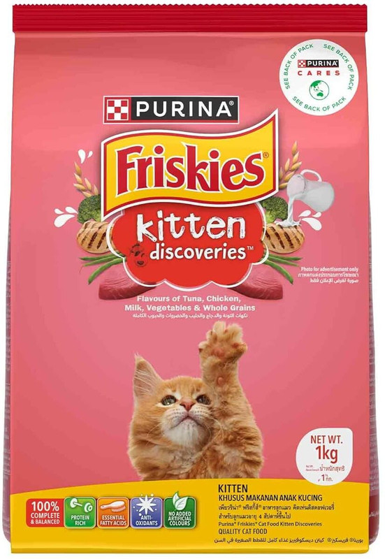 purina Purina Friskies Kitten 400g Tuna, Milk, Chicken, Vegetable 0.4 kg Dry Young Cat Food