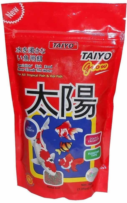 TAIYO Grow 200g Pouch Chicken 0.2 kg Dry New Born, Adult, Young, Senior Fish Food