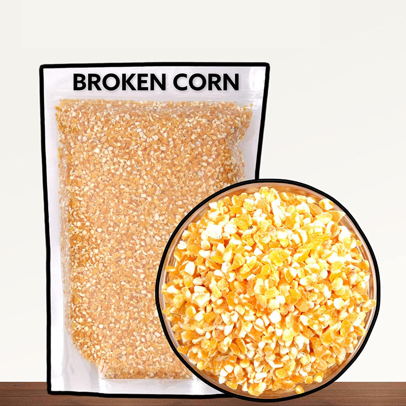 SWEZO Premium Broken Corn Seed Bird,Jays,Doves,Pigeons Turkeys (.450g) Nuts 0.45 kg Dry Adult, New Born, Senior, Young Bird Food