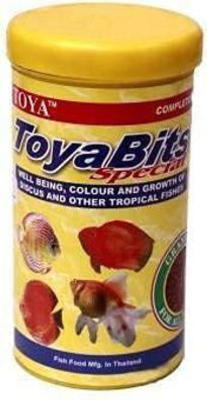 TOYAA Product Toyaa Bits Special The Slowly Sinking Granular Fish Food (125gm) 0.125 kg Dry Young Fish Food