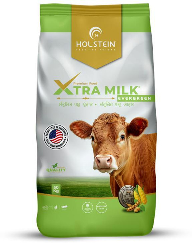 holstein Xtra Milk Evergreen 50kg Best Cattle Feed Supplement for Dairy Cows 50 kg Dry Adult Cow Food