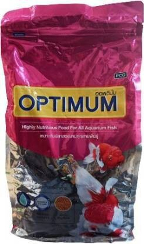 Optimum 1kg Highly Nutritious Fish Food Rice 1 kg Dry Adult, Young, Senior Fish Food