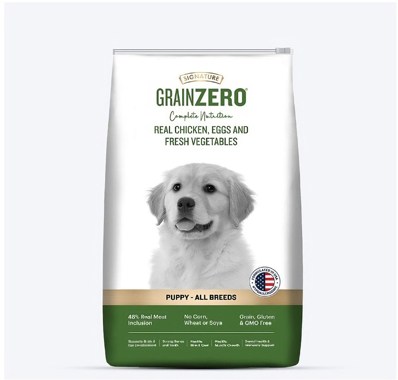 Signature Grain Zero Chicken ,Egg and Vegetable 3 kg Dry Young Dog Food