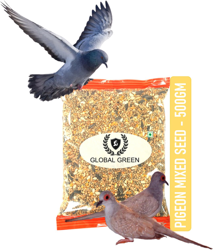 GLOBAL GREEN Cocktail & Love Bird Special Seed Mix 0.5 kg (10 type of seed mix) 0.5 kg Dry Adult, New Born, Senior, Young Bird Food