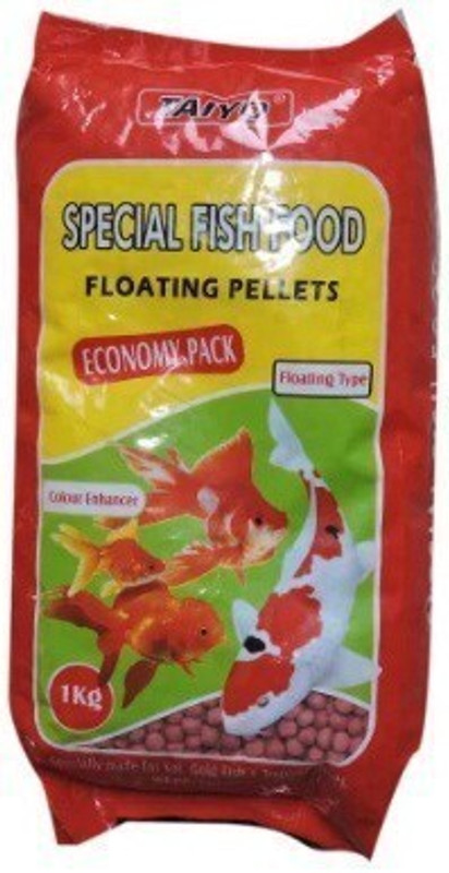 TAIYO 1kg (2.5mm) Special fish food economic pack Fish 1 kg Dry Young, Adult Fish Food