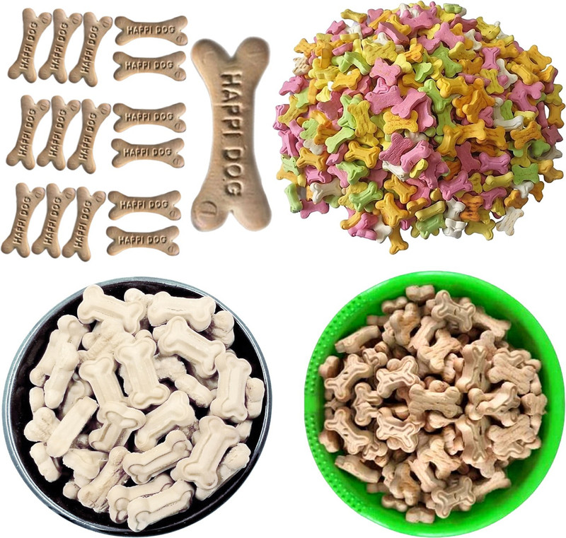 Unik Dog Chew Combo, 4 Types Premium Dog Biscuits, 2 Kg, ( Pack Of 4 ) Chicken, Mutton, Fruit, Milk Dog Chew(2 kg, Pack of 4)