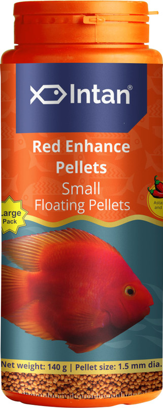 INTAN Goldfish Pellets, Small Floating Pellets for Fish | Jumbo Pack Pellet 1.5 mm Dia 0.46 kg Dry Adult Fish Food