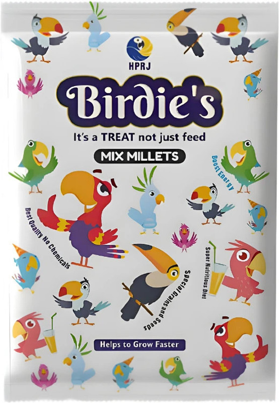 Birdie's Mix Millet (Rala / Kangani) 1 kg Dry Adult, Young, Senior Bird Food