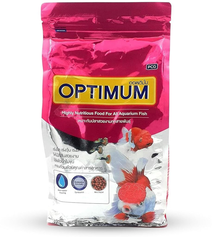 Optimum QUICK RED - FAST COLOR FISH FOOD FOR ALL TYPE CICHLID FISH Fish 0.3 kg Dry Adult, Senior, Young Fish Food