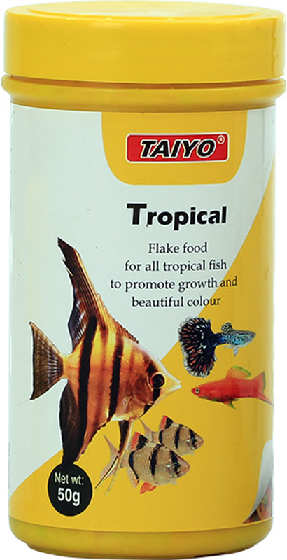 TAIYO Tropical Flakes 0.1 kg Dry Young, Adult, Senior Fish Food